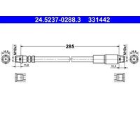BRAKE HOSE PIPE LINE FOR AUDI 80 89 89Q 8A B3 RN RU SF JN NE PM DZ SD 3A RA SB