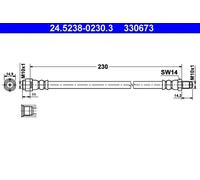 ATE 24.5238-0230.3 Brake hose