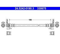 Fits ATE 24.5242-0190.3 BRAKE JOSE