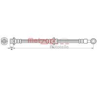 METZGER 4110461 Brake hose