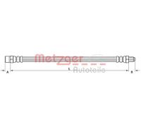 METZGER 4110754 Brake hose