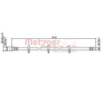 METZGER 4111486 Brake hose