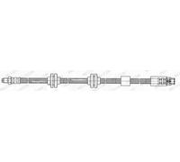 Flexible brake hose FHY2640 FERODO for BMW 3 Touring 3 Z4 Roadster 1 Coupe 1