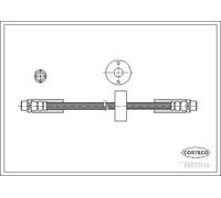 CORTECO 19033516 Brake hose