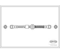 BRAKE HOSE 19034269 FOR VW BMX/BKJ/AZZ/BRJ 3.2L 6cyl TOUAREG