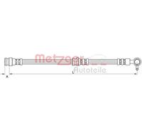 METZGER 4111632 Brake hose