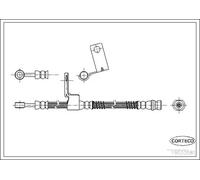 BRAKE HOSE 19033581 FOR HYUNDAI D3EA 1.5L 3cyl TBD4FA 1.5L G4EE 1.4L G4EA 1.3L