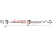 METZGER 4110670 Brake hose