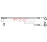 Metzger Autoteile Brake Hose 4111625 Front Right - for OPEL Mokka / Mokka X