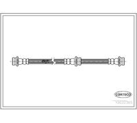 Flexible brake hose Rear Axle 19032365 CORTECO for SUZUKI SWIFT