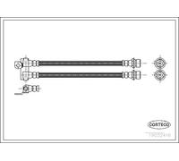 BRAKE HOSE 19032416 FOR FORD TRANSIT/Platform/Chassis/Van/Bus 4AE/4HD/4HA 2.5L