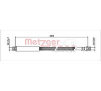 METZGER 4112039 Brake hose