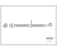 CORTECO 19035115 Brake hose