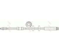 BRAKE HOSE PHB497 FOR FIAT DUCATO/Platform/Chassis/Bus/Van 8140.43N/43 2.8L 4cyl