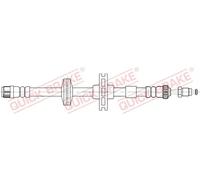 Flexible brake hose with internal thread 32.839 QUICK BRAKE for RENAULT