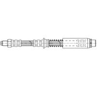 Flexible brake hose with internal thread 35.903 QUICK BRAKE for ROVER MG