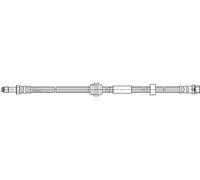 BRAKE HOSE 35.910 FOR VOLVO V50 C30 C70/II/Convertible S40 B 4184 S8 1.8L 4cyl