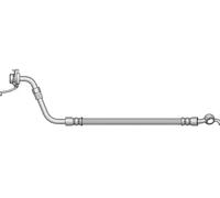 BRAKE HOSE 50.737 FOR HYUNDAI SANTA/FE/II KIA D4HB 2.2L G4KE 2.4L D4EA 2.0L 4cyl
