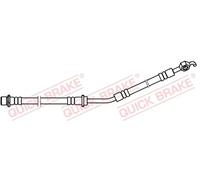 Flexible brake hose with internal thread 50.750 QUICK BRAKE for TOYOTA