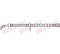 Flexible brake hose with internal thread 50.873 QUICK BRAKE for MAZDA 2