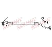 Flexible brake hose with internal thread 58.014X QUICK BRAKE for HYUNDAI i20 I