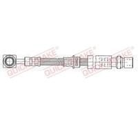 Flexible brake hose with internal thread 58.949 QUICK BRAKE for SAAB 9-5