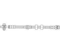 BRAKE HOSE 58.984X FOR VW BBY/AUA/BKY 1.4L 4cyl POLO