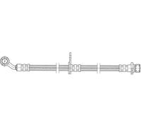 Flexible brake hose with internal thread 59.902 QUICK BRAKE for HONDA