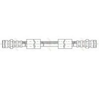 Flexible brake hose with internal thread PHA154 TRW for VW PORSCHE