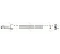 Flexible brake hose with internal thread PHB415 TRW for BMW 1 Sports Hatch 3 X1