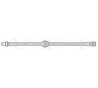 Flexible brake hose with internal thread PHB430 TRW for FORD FOCUS I