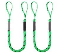 Flexible Bungee Docking Rope for Kayaks and Jet Skis Ideal for Easy Access, 3500lbs Capacity, 2pcs Set for Boat Mooring (2pcs black)