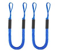 Flexible Bungee Docking Rope for Kayaks and Jet Skis Ideal for Easy Access, 3500lbs Capacity, 2pcs Set for Boat Mooring (2pcs blue)