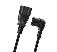 Flexible C14 to 7 Right Angled Converter Cord 10A Copper Wiring for Efficient Power Transfer
