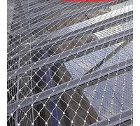 Flexible Cable Wire Rope Obstacle Protection Garden Fenc 2mm Diameter Animal Poultry Cage Net, Safety Netting(10cm,4x5m(13.1x16.4ft))