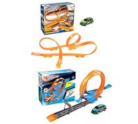 Flexible Car - Creative Track Toy, 9.06x2.76in Assembling Racing Set, for Interactive Skill Development Expandable Bendable Build with Pull Back Car Motion, Track Road Toy, Indoor Family Activities