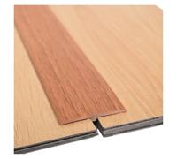 Flexible Carpet to Tile Floor Transition Strip Self Adhesive Wood Grain Edging Trim PVC Household Threshold for Thick Rugs & Mats(Yellow Oak)