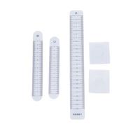 Flexible Cervical Width Measurement Ruler Lightweight Thin Scoliometers for Scoliosis Evaluations At Home Cervical Width Measurement Gauge