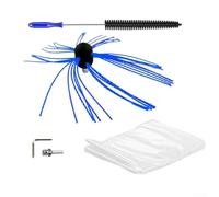 Flexible Chimney Sweep Brush Kit Rotary Flue Cleaner(B)