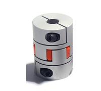 Flexible Clamp 1pc D40 L50 6 Jaws Coupler Flexible Shaft Coupling Motor Connector Bore 12mm to 22mm Aluminium Plum Elastic Coupling Shaft Joint(16X22mm)