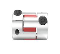 Flexible Clamp D20L25 Coupling Aluminum 3 Jaws Shaft Coupler 3mm to 10mm Inner Hole Flexible Spider Plum Coupling Shaft Joint(3x6.35mm)