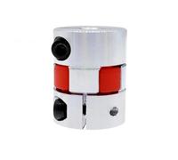 Flexible Clamp D20L25 Spider Flexible Motor Coupler Aluminium Flexible Jaw Coupling Bore 3mm 4mm 5mm 6mm 6.35mm 7mm 8mm 10mm Shaft Joint(3x3mm)
