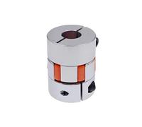 Flexible Clamp D30 L40 Stepper Motor Coupling 6mm 6.35mm 8mm 10mm 12mm 14mm Shaft Coupler Flexible Jaw Spider Plum Shaft Coupler Shaft Joint(15mm to 15mm)