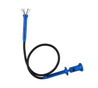 Flexible Claw Pickup Tool with Magnet Tool Flexible telescoping Claw led Light Grabber Extend，Long 28'' Four Claw 4-Claw for Small Parts Pickup Reacher Tool for Mechanics,Jewelry,Kids,etc. (Blue)