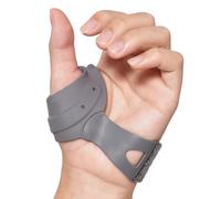 Flexible CMC Thumb Brace for Stabilizes CMC Joint, Soft Rubber Thumb Splint for Arthritis Pain and Support, Comfortable Thumb Support Stabilizer for Osteoarthritis for Women and Men (Left Hand, L)