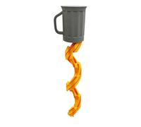 Flexible Coffee Cup Fidgets - Rotating Coil Tension Relief | Tactile Desktop Gadgets for Students Teachers, Interactive Travel Toy for Kids Adults, Office Stress Buster for Work Home
