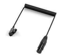 Flexible Coiled Power Cable With D Tap To 4Pin Connectors D Tap To Power Cable For Camera Monitors Power Supply