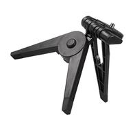 Flexible Compact Tripod Foldable ABS Metal Frame 1/4 Screw Mount 180° Adjustable Head Perfect for Outdoor Photography Desktop Tripod for Photography