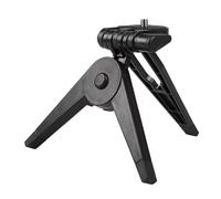 Flexible Compact Tripod Foldable ABS Metal Frame 1/4 Screw Mount 180° Adjustable Head Perfect For Outdoor Photography Adjustable Camera Stand