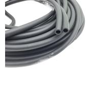 Flexible Conduit 1M NBR Rubber Hose Oil Resistant Pipe ID 2 3 4 5 6 7 8 10 13 16 19mm Flexible Nitrile Tube Outdoor Conduit for Electrical Cable(OD 4xID 2mm)